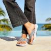 image:imageDREAM PAIRS Womens Arch Support Flip Flops Comfortable Thong SandalsGrey