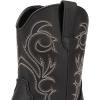 image:imageDREAM PAIRS Womens Cowboy Cowgirl Western Boots Embroidered Stitched Ankle Boots Square Toe Chunky Heel Fashion Short Booties with ZipperBlack