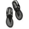 image:imageDREAM PAIRS Womens Elastic Strappy String Thong Ankle Strap Summer Gladiator SandalsBlack