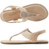 image:imageDREAM PAIRS Womens Elastic Strappy String Thong Ankle Strap Summer Gladiator SandalsNude
