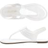 image:imageDREAM PAIRS Womens Elastic Strappy String Thong Ankle Strap Summer Gladiator SandalsWhiteGlitter