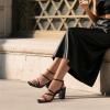 image:imageDREAM PAIRS Womens Heels Chunky Block Strappy Square Open Toe Ankle Buckle Heeled Sandals Wedding Party Dress Shoes IndieBlack
