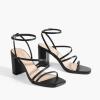 image:imageDREAM PAIRS Womens Heels Chunky Block Strappy Square Open Toe Ankle Buckle Heeled Sandals Wedding Party Dress Shoes IndieBlack