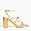 image:imageDREAM PAIRS Womens Heels Chunky Block Strappy Square Open Toe Ankle Buckle Heeled Sandals Wedding Party Dress Shoes IndieGoldpu