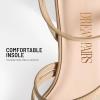 image:imageDREAM PAIRS Womens Heels Chunky Block Strappy Square Open Toe Ankle Buckle Heeled Sandals Wedding Party Dress Shoes IndieNude