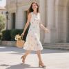 image:imageDREAM PAIRS Womens Heels Chunky Block Strappy Square Open Toe Ankle Buckle Heeled Sandals Wedding Party Dress Shoes IndieNude