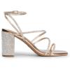 image:imageDREAM PAIRS Womens Heels Chunky Block Strappy Square Open Toe Ankle Buckle Heeled Sandals Wedding Party Dress Shoes IndieRose Goldrhinestone