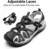 image:imageDREAM PAIRS Womens Hiking Sandals Adventurous Summer Sports Shoes OutdoorBlackLight Grey