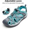 image:imageDREAM PAIRS Womens Hiking Sandals Adventurous Summer Sports Shoes OutdoorGreyBlue