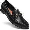 image:imageDREAM PAIRS Womens Loafers Penny Loafers Fashion Comfortable Flats Dressy ShoesBlackpu