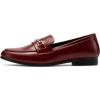 image:imageDREAM PAIRS Womens Loafers Penny Loafers Fashion Comfortable Flats Dressy ShoesRed