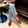 image:imageDREAM PAIRS Womens Loafers Penny Loafers Fashion Comfortable Flats Dressy ShoesRed