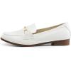image:imageDREAM PAIRS Womens Loafers Penny Loafers Fashion Comfortable Flats Dressy ShoesWhitepu