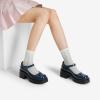 image:imageDREAM PAIRS Womens Mary Janes Shoes Platform Dress Low Heel Chunky Pumps Round Toe Ankle Strap Pumps Shoes Oxfords EstherNavy