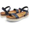 image:imageDREAM PAIRS Womens Open Toe Ankle Strap Espadrille Casual Flatform Platform Wedge SandalsNavypu