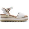 image:imageDREAM PAIRS Womens Open Toe Buckle Ankle Strap Espadrille Platform Wedge SandalsNaturalcanvas
