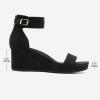 image:imageDREAM PAIRS Womens Open Toe Buckle Ankle Strap Platform Wedge Sandals Summer ShoesBlack