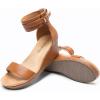image:imageDREAM PAIRS Womens Open Toe Buckle Ankle Strap Platform Wedge Sandals Summer ShoesCamelPu