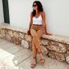 image:imageDREAM PAIRS Womens Open Toe Buckle Ankle Strap Platform Wedge Sandals Summer ShoesCamelPu