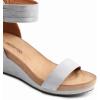 image:imageDREAM PAIRS Womens Open Toe Buckle Ankle Strap Platform Wedge Sandals Summer ShoesGrey
