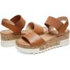 image:imageDREAM PAIRS Womens Open Toe Elastic Ankle Strap Casual Flatform Platform Wedges SandalsCamel Classic