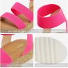 image:imageDREAM PAIRS Womens Open Toe Elastic Ankle Strap Casual Flatform Platform Wedges SandalsNeonPink