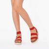 image:imageDREAM PAIRS Womens Open Toe Elastic Ankle Strap Casual Flatform Platform Wedges SandalsRed