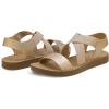 image:imageDREAM PAIRS Womens Open Toe Elastic Ankle Strap Flat Summer SandalsGold