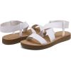 image:imageDREAM PAIRS Womens Open Toe Elastic Ankle Strap Flat Summer SandalsWhite1