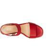 image:imageDREAM PAIRS Womens Open Toe Espadrilles Dressy Platform Sandals Slip on Elastic Ankle Strap Wedges SandalsRed