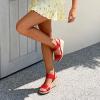 image:imageDREAM PAIRS Womens Open Toe Espadrilles Dressy Platform Sandals Slip on Elastic Ankle Strap Wedges SandalsRed