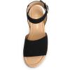 image:imageDREAM PAIRS Womens Platform Espadrilles Casual Ankle Strap Wide Wedge Sandals Comfortable Dressy Summer ShoesBlack