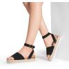 image:imageDREAM PAIRS Womens Platform Espadrilles Casual Ankle Strap Wide Wedge Sandals Comfortable Dressy Summer ShoesBlacknubuck