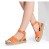 image:imageDREAM PAIRS Womens Platform Espadrilles Casual Ankle Strap Wide Wedge Sandals Comfortable Dressy Summer ShoesOrange