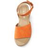 image:imageDREAM PAIRS Womens Platform Espadrilles Casual Ankle Strap Wide Wedge Sandals Comfortable Dressy Summer ShoesOrange