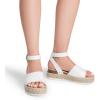 image:imageDREAM PAIRS Womens Platform Espadrilles Casual Ankle Strap Wide Wedge Sandals Comfortable Dressy Summer ShoesWhitepu