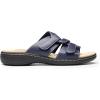 image:imageDREAM PAIRS Womens Slides Arch Support Slip on Flat Sandals Plantar Fasciitis Soft Cushion Slippers With Adjustable StrapsNavy