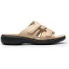 image:imageDREAM PAIRS Womens Slides Arch Support Slip on Flat Sandals Plantar Fasciitis Soft Cushion Slippers With Adjustable StrapsNude