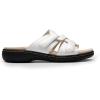 image:imageDREAM PAIRS Womens Slides Arch Support Slip on Flat Sandals Plantar Fasciitis Soft Cushion Slippers With Adjustable StrapsWhite