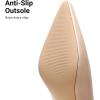 image:imageDREAM PAIRS Womens Slingback Kitten Heels  236 Inch Low Heel Pointed Toe Pumps Comfortable Closed Toe Dress Shoes for Office Work Classic Holiday HeelsNude