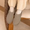 image:imageDREAM PAIRS Womens Slippers Platform Genuine Suede SlipOn Memory Foam Cozy Fluffy Warm Comfy Furry House Shoes for Outdoor IndoorSand