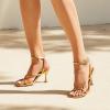 image:imageDREAM PAIRS Womens Square Open Toe Flip Flop High kitten Heels Strappy Thong Ankle Strap 335 Inch Sandals Comfort Dress Party ShoesGold