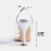 image:imageDREAM PAIRS Womens Square Open Toe Flip Flop High kitten Heels Strappy Thong Ankle Strap 335 Inch Sandals Comfort Dress Party ShoesSilver