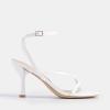 image:imageDREAM PAIRS Womens Square Open Toe Flip Flop High kitten Heels Strappy Thong Ankle Strap 335 Inch Sandals Comfort Dress Party ShoesWhite