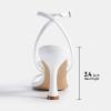 image:imageDREAM PAIRS Womens Square Open Toe Flip Flop High kitten Heels Strappy Thong Ankle Strap 335 Inch Sandals Comfort Dress Party ShoesWhite