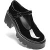 image:imageDREAM PAIRS Womens TStrap Mary Jane Shoes Low Platform Chunky Block Heels Closed Toe Work Pumps Comfortable Round Toe Dress Wedding Party ShoesBlackpat