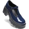 image:imageDREAM PAIRS Womens TStrap Mary Jane Shoes Low Platform Chunky Block Heels Closed Toe Work Pumps Comfortable Round Toe Dress Wedding Party ShoesNavy