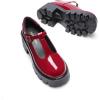 image:imageDREAM PAIRS Womens TStrap Mary Jane Shoes Low Platform Chunky Block Heels Closed Toe Work Pumps Comfortable Round Toe Dress Wedding Party ShoesRed