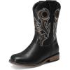 image:imageDREAM PAIRS Boys Cowboy Boots Kids Classic Western Boots Square Toe Girls Cowgirl Boots for ToddlerLittle KidBig KidBlack