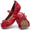 image:imageDREAM PAIRS Little Girls Toddler Ballet Flats Dress Shoes Mary Janes ShoesRed